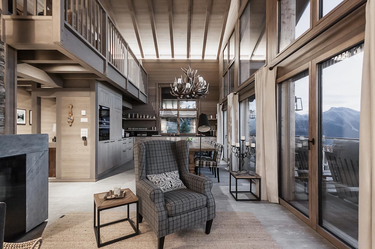 Chalet Kristall Rosswald Bagian luar foto